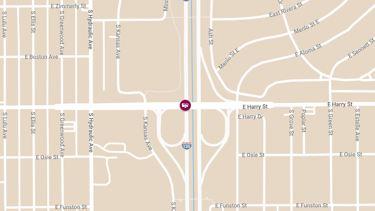 Injury Accident at I-135 and Harry St
