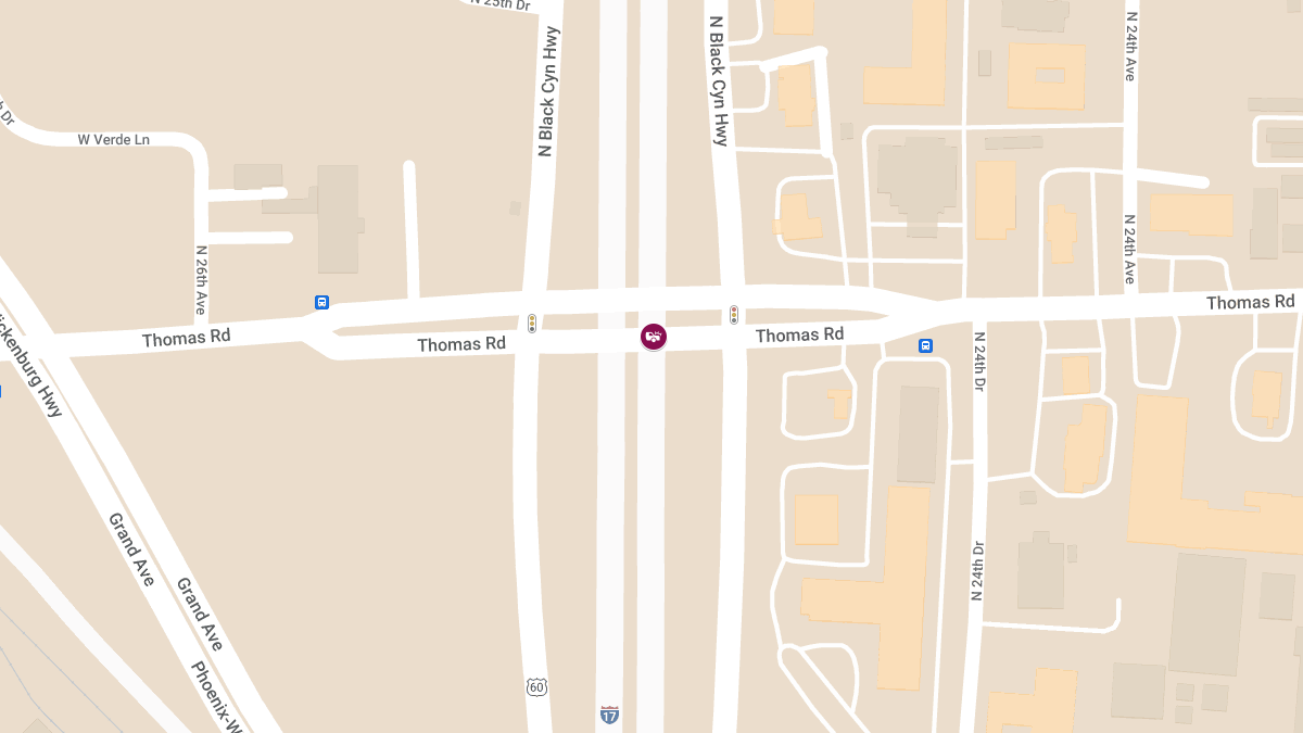 Injury Accident at I-17 S & W Thomas Rd