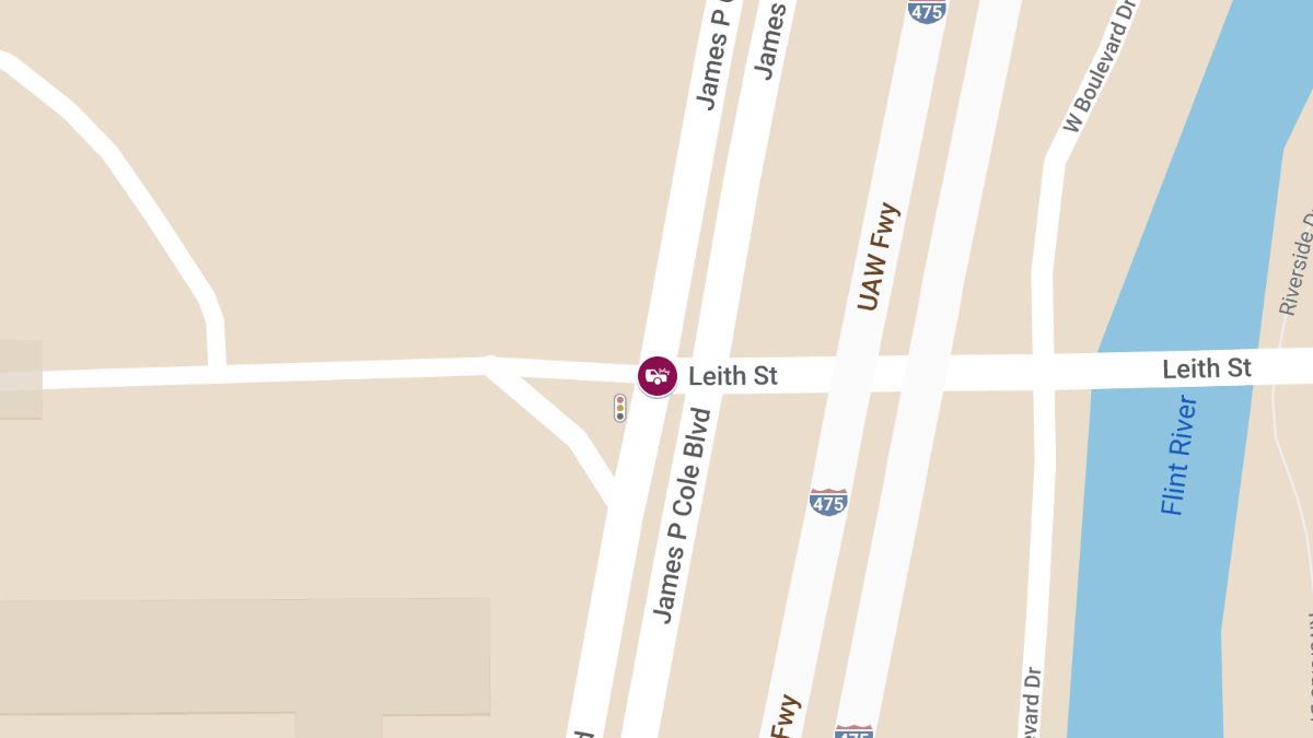 Injury Accident at James P Cole Blvd & Leith St