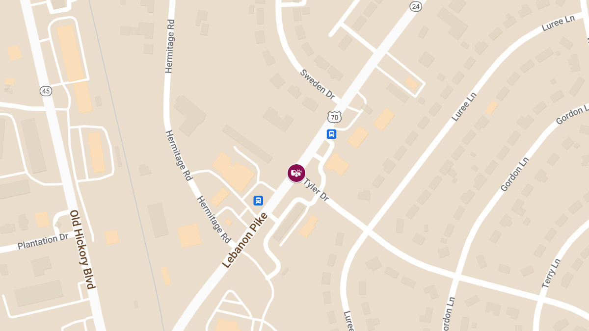 Injury Accident at Lebanon Pike & Tyler Dr