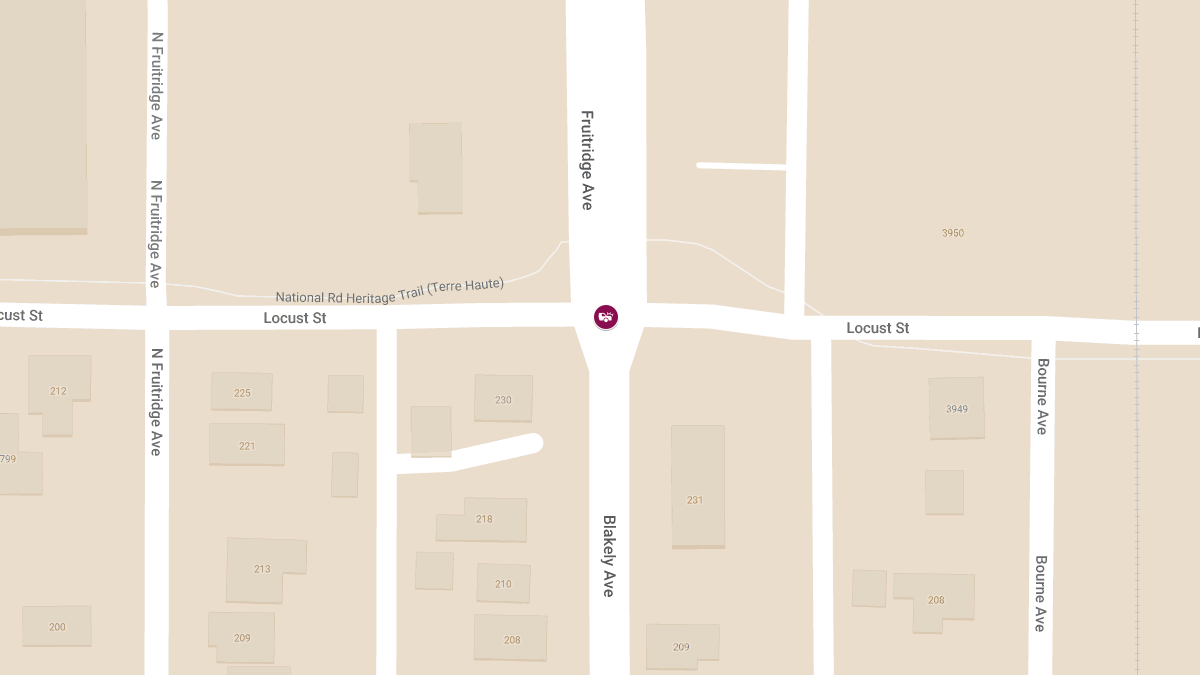 Injury Accident at Locust St & Blakely Ave