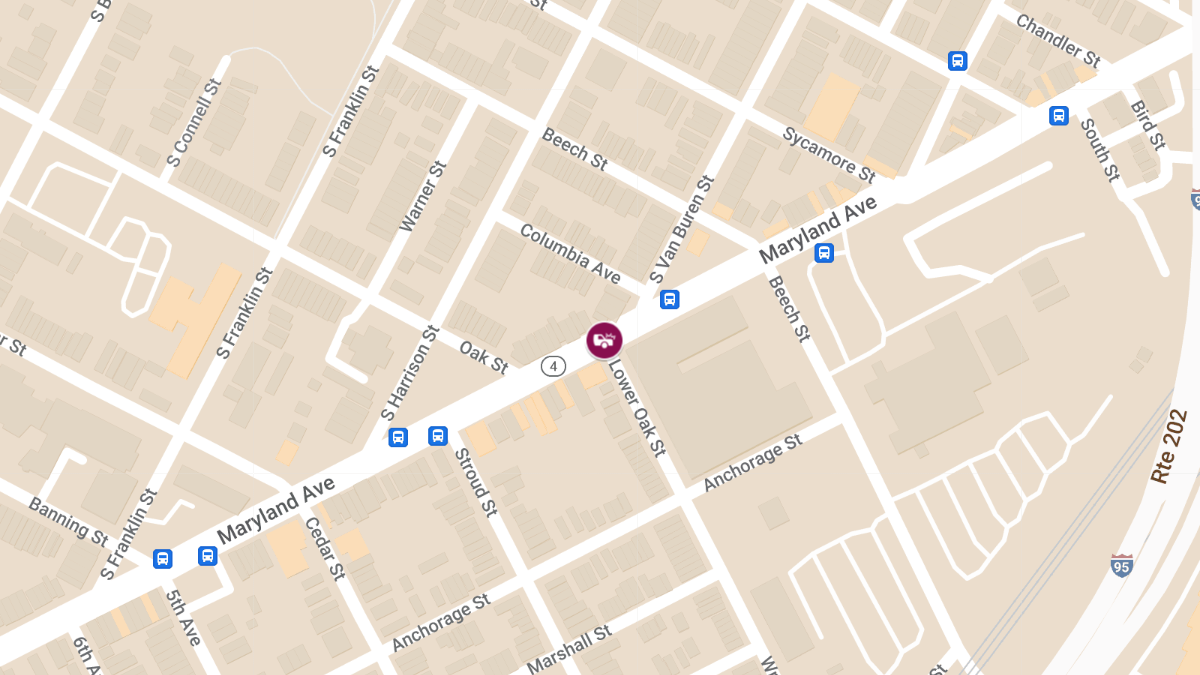 Injury Accident at Maryland Ave & Lower Oak St in Browntown