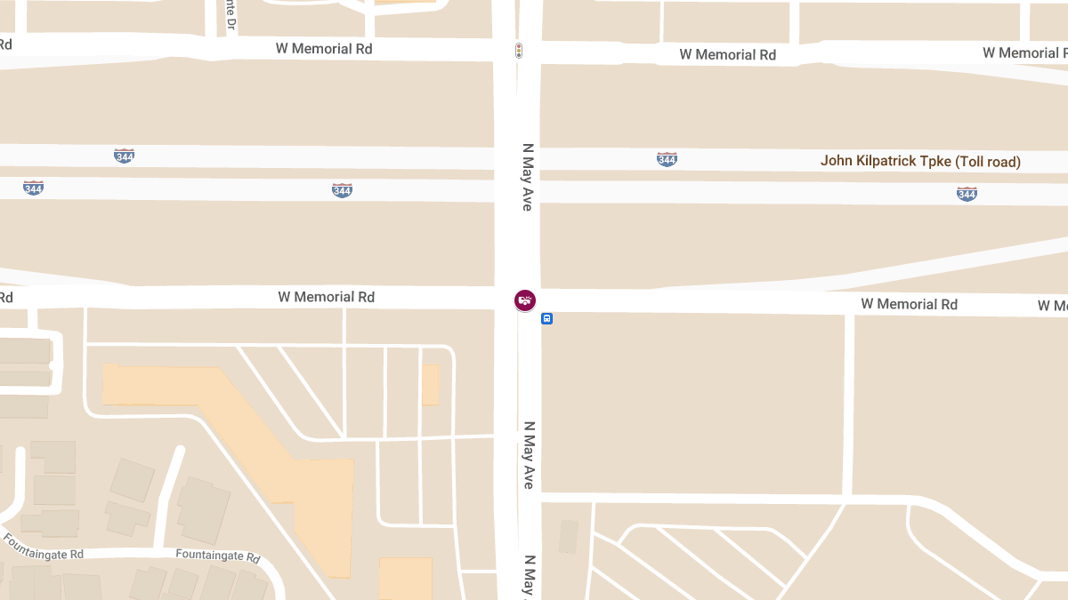 Injury Accident at Memorial Rd & N May Ave