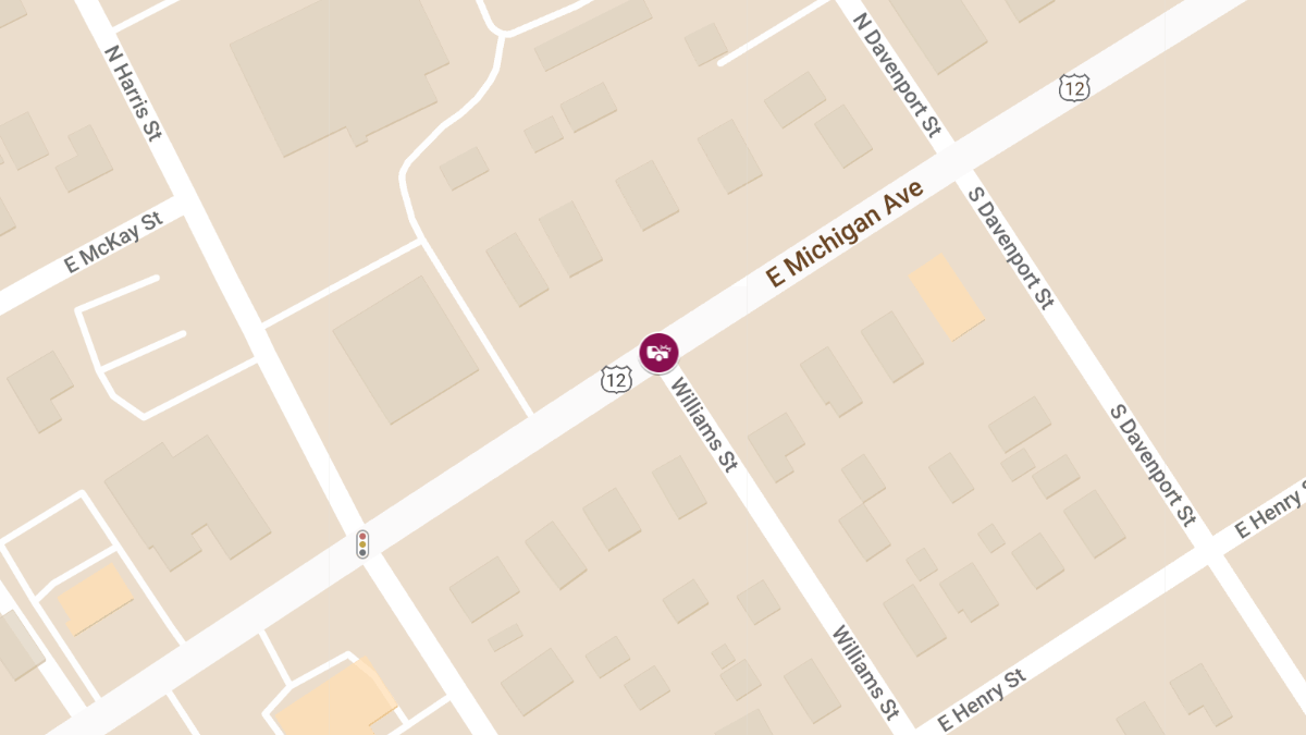 Injury Accident at Michigan Ave & Williams St