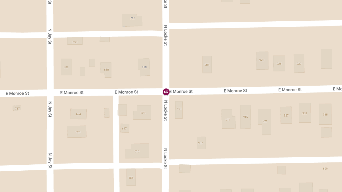 Injury Accident at Monroe St & Locke St
