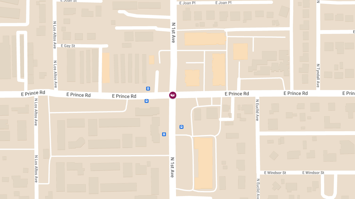 Injury Accident at N 1st Ave & E Prince Rd