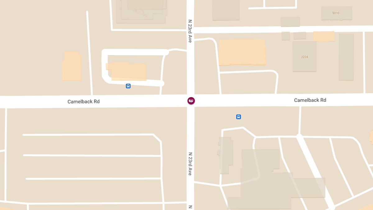 Injury Accident at N 23rd Ave and Camelback Rd