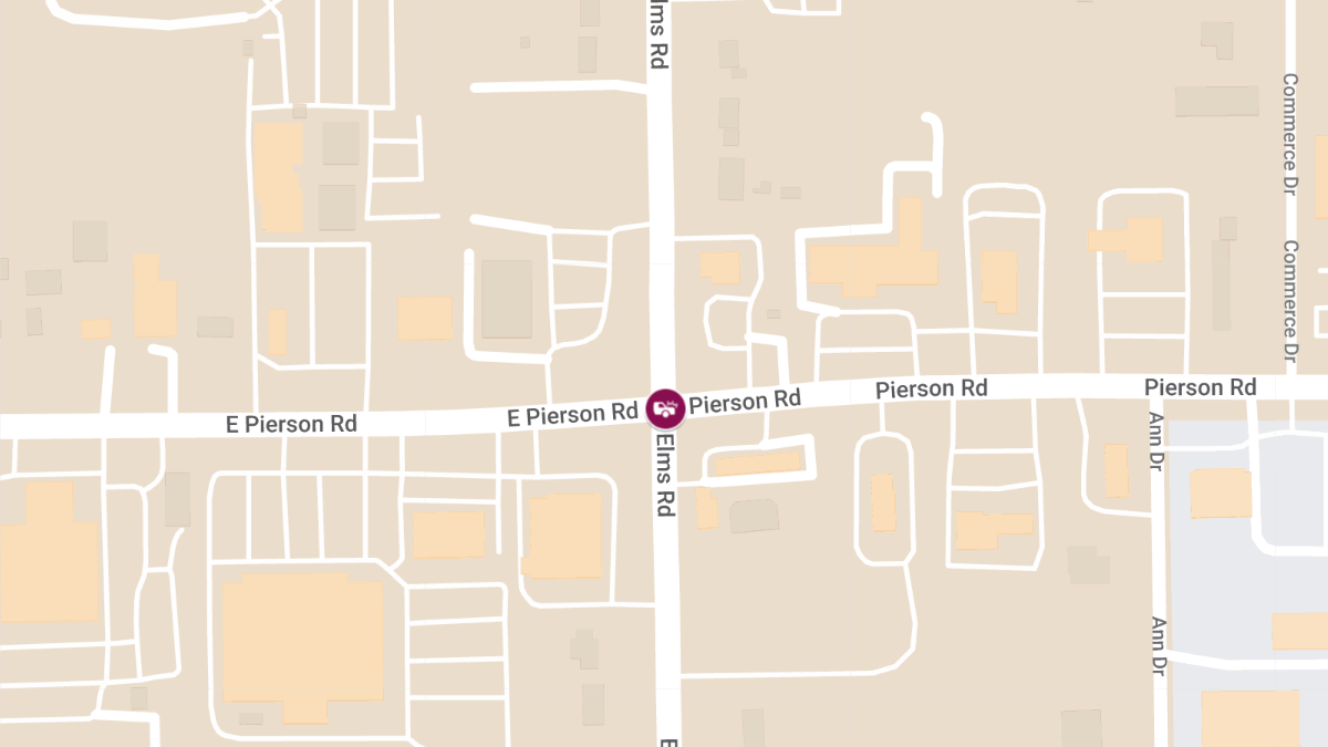 Injury Accident at N Elms Rd & W Pierson Rd
