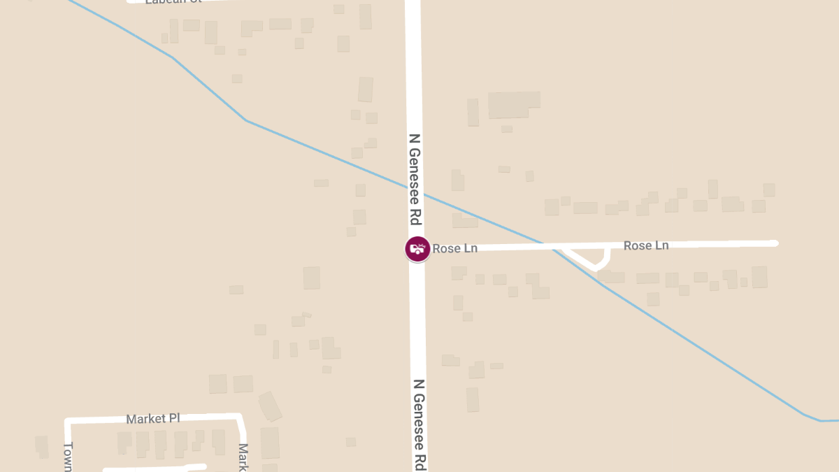 Injury Accident at N Genesee Rd & Rose Ln