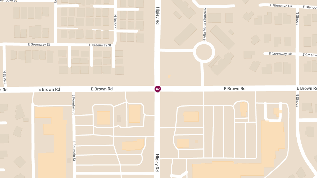 Injury Accident at N Higley Rd & E Brown Rd