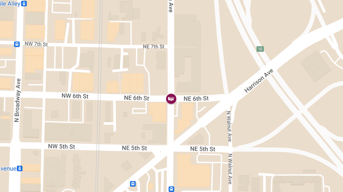 Injury Accident at N Oklahoma Ave & NE 6th St