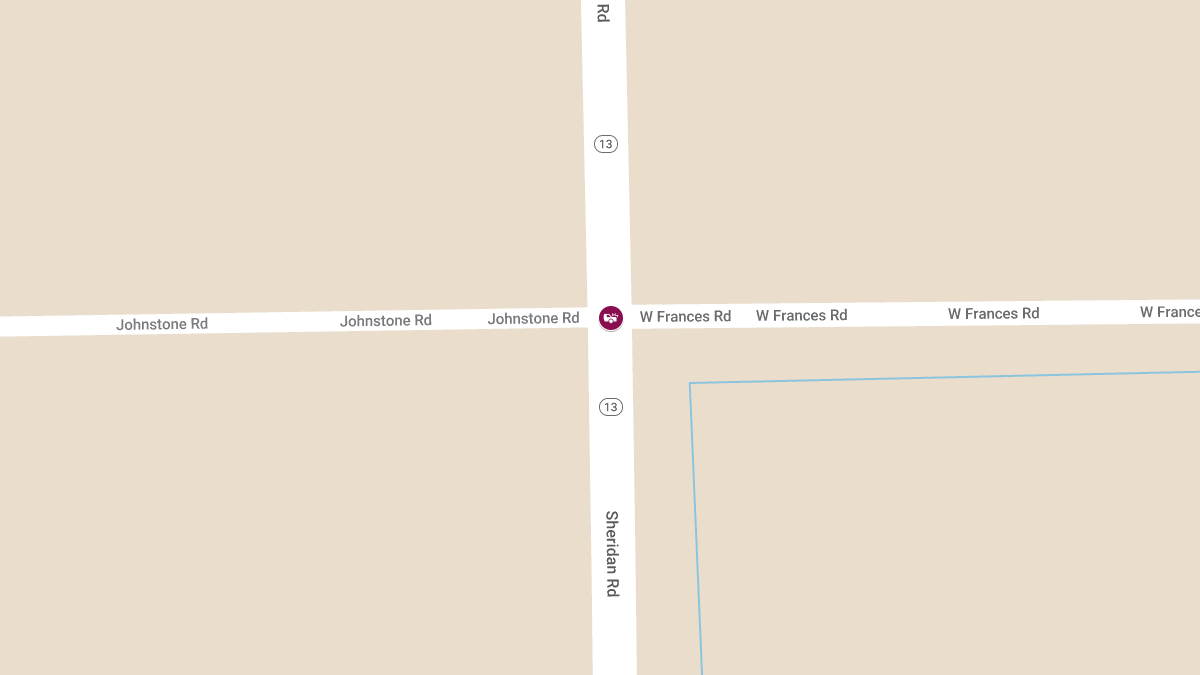 Injury Accident at N Sheridan Rd & W Frances Rd