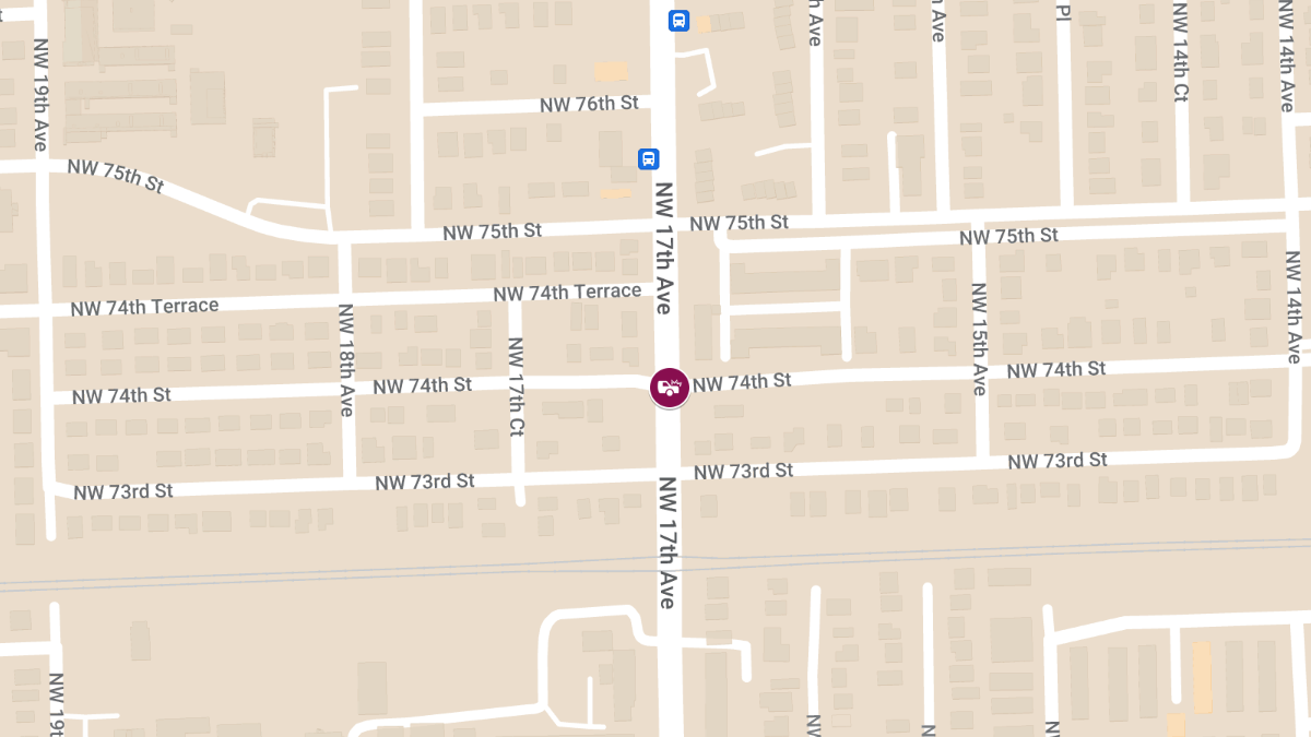 Injury Accident at NW 17th Ave & NW 74th St