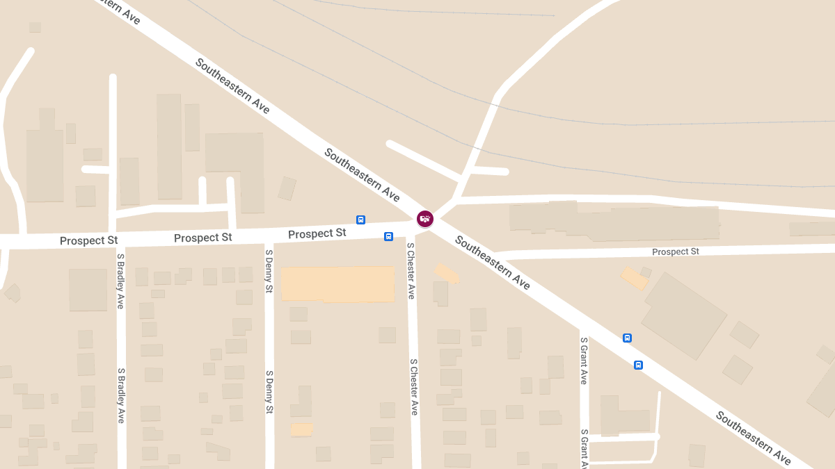 Injury Accident at Prospect St & Southeastern Ave