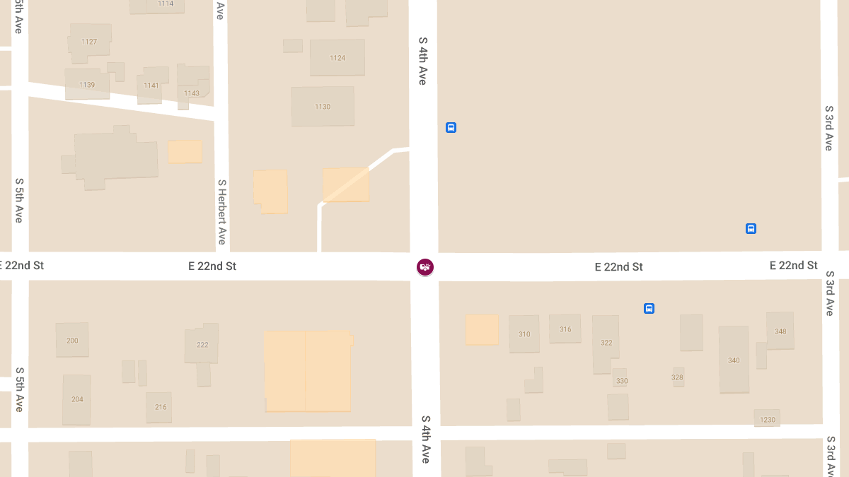 Injury Accident at E 22nd St and S 4th Ave
