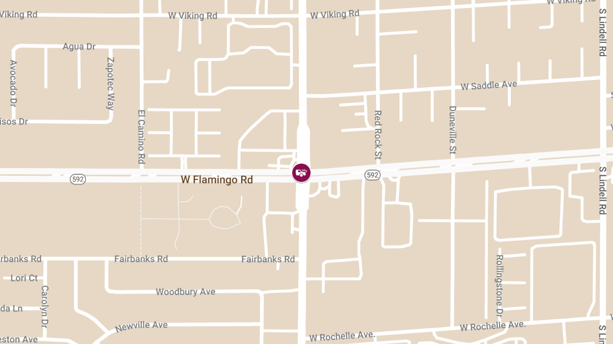 Injury Accident at S Jones Blvd & W Flamingo Rd