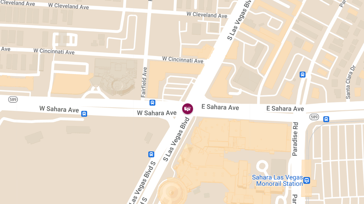 Injury Accident at S Las Vegas Blvd & E Sahara Ave