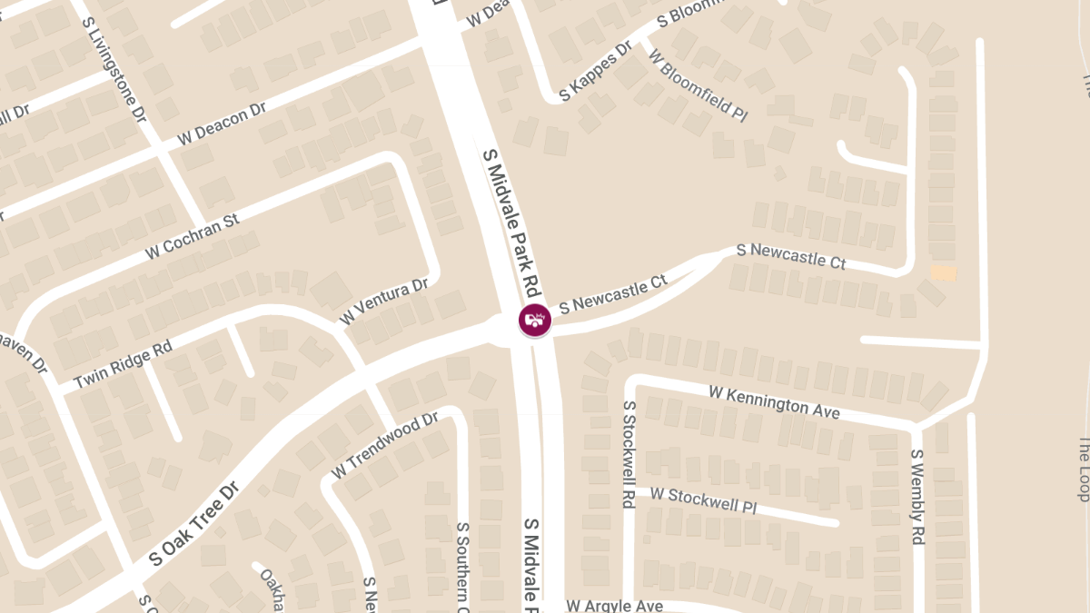 Injury Accident at S Midvale Park Rd & W Oak Tree Dr