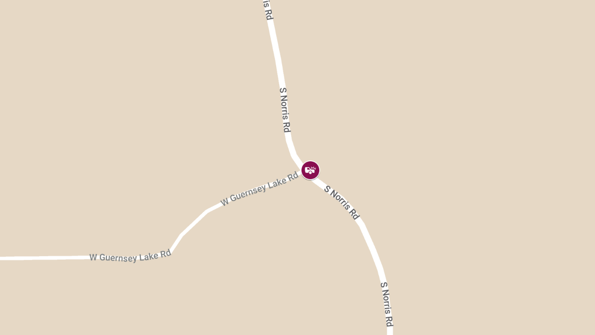 Injury Accident at S Norris Rd & Guernsey Lake Rd
