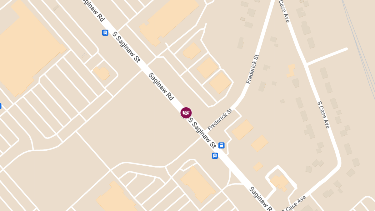 Injury Accident at S Saginaw Rd & Frederick St