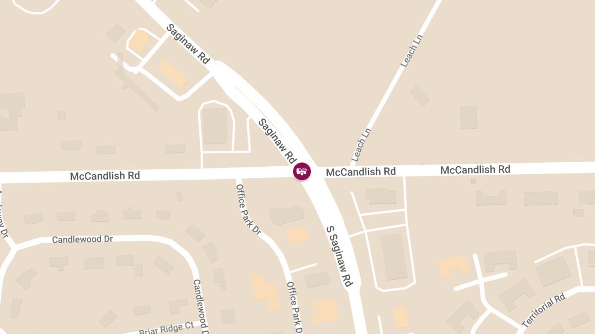 Injury Accident at S Saginaw Rd & McCandlish Rd
