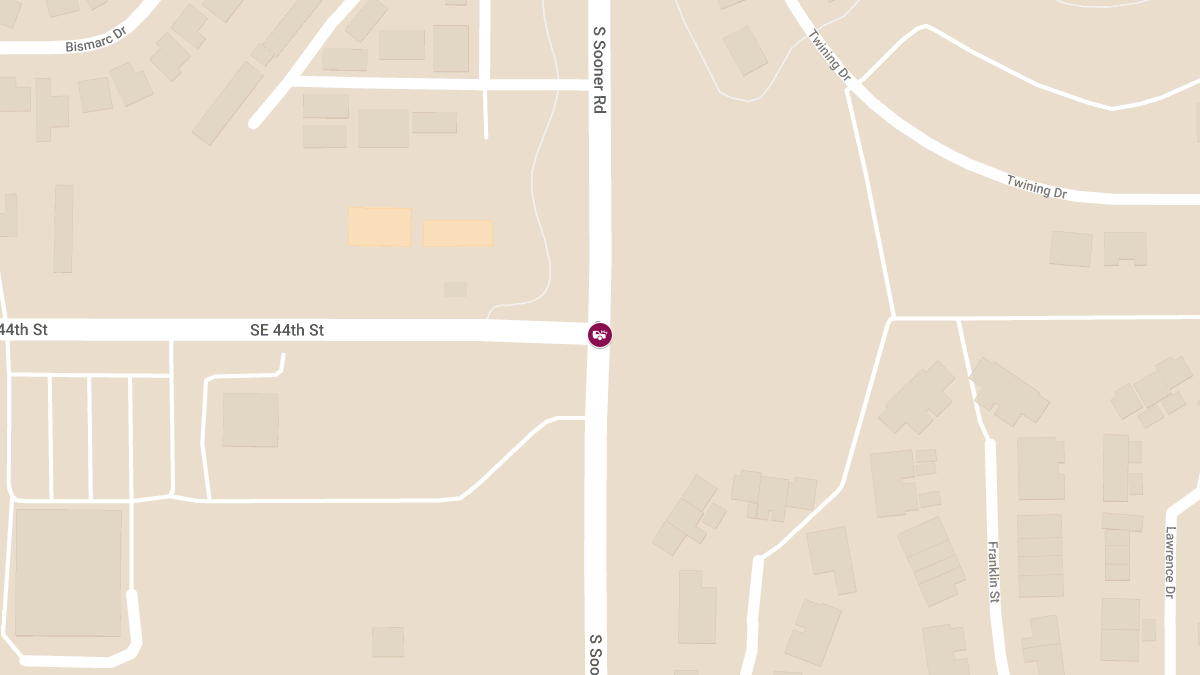 Injury Accident at SE 44th St and S Sooner Rd