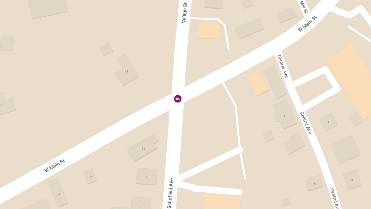Injury Accident at Schofield Ave & W Main St