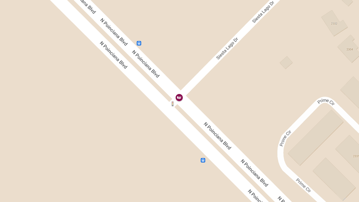 Injury Accident at Siesta Lago Dr & N Poinciana Blvd