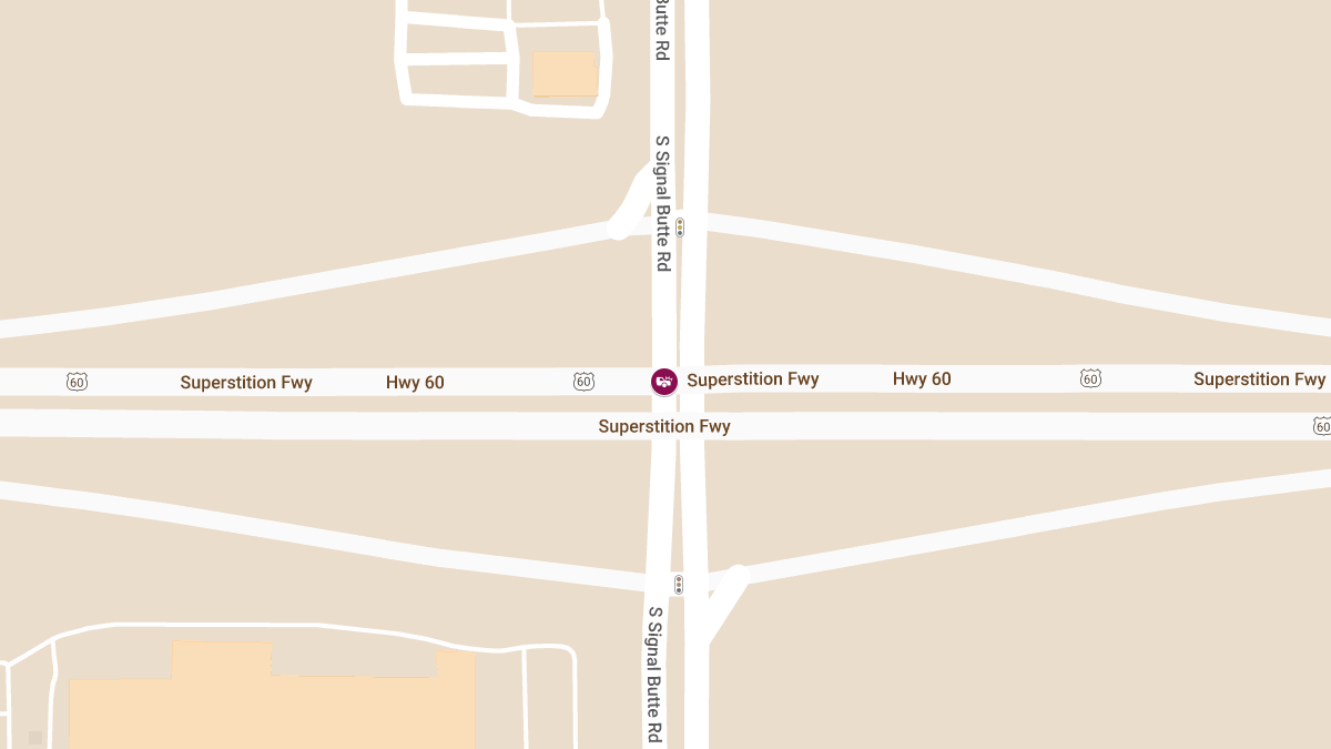 Injury Accident at Signal Butte Rd & US-60