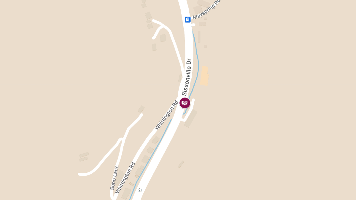 Injury Accident at Sissonville Dr & Whittington Rd