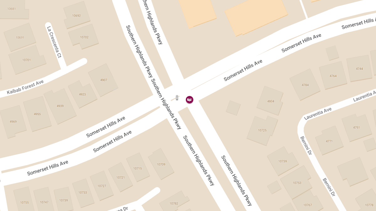 Injury Accident at Southern Highlands Pkwy & Somerset Hills Ave