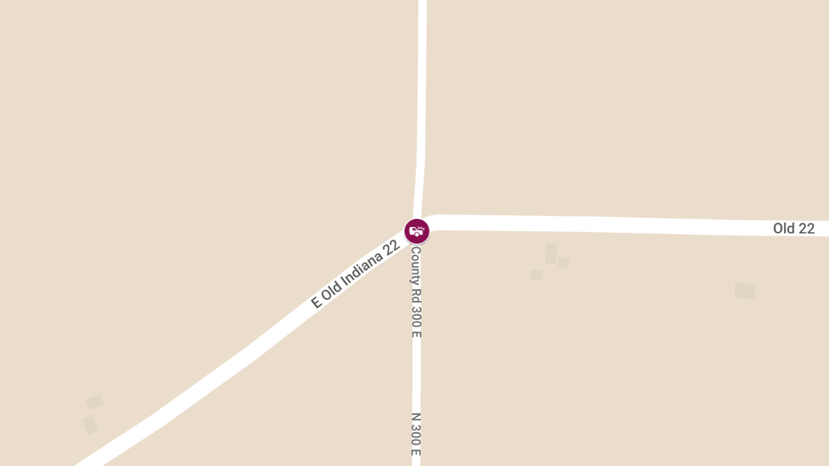 Injury Accident at State Road 22 & 300 West
