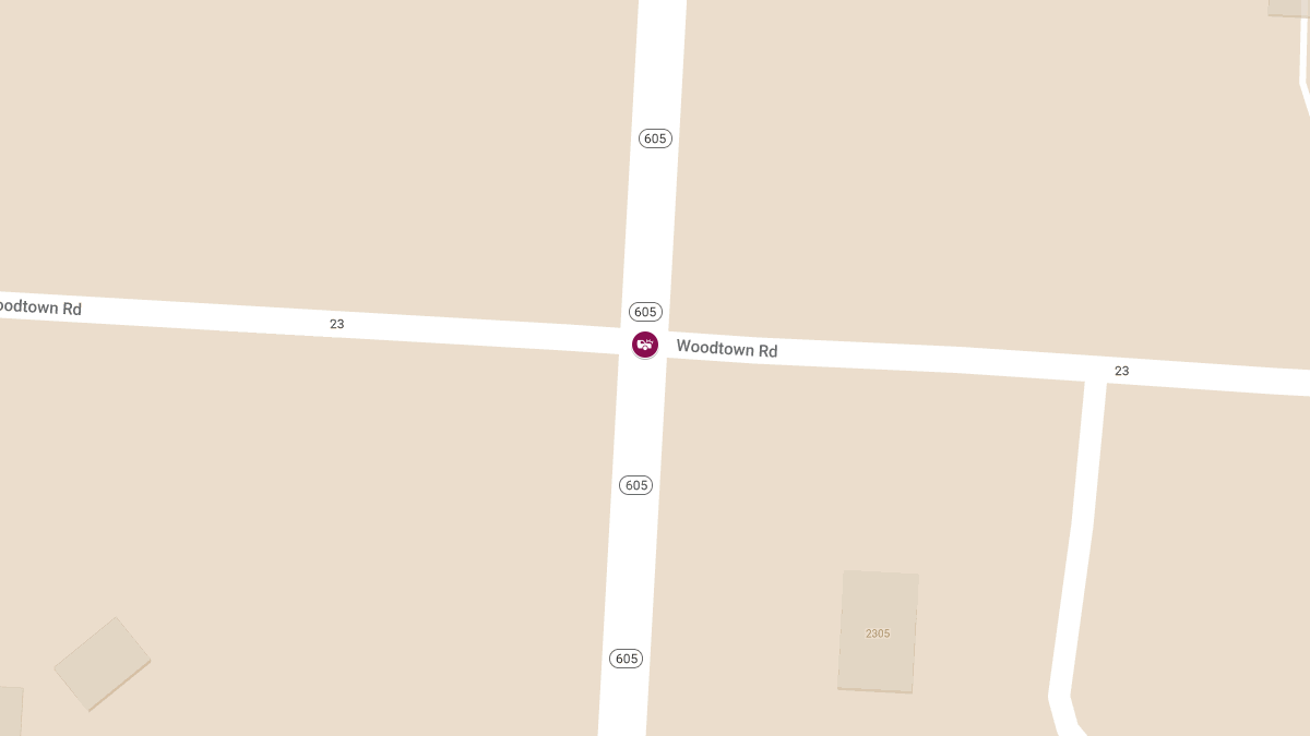 Injury Accident at State Rte 605 S & Woodtown Rd