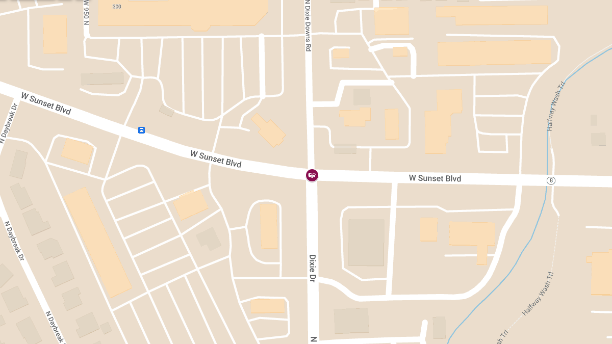 Injury Accident at Sunset Blvd & Dixie Dr