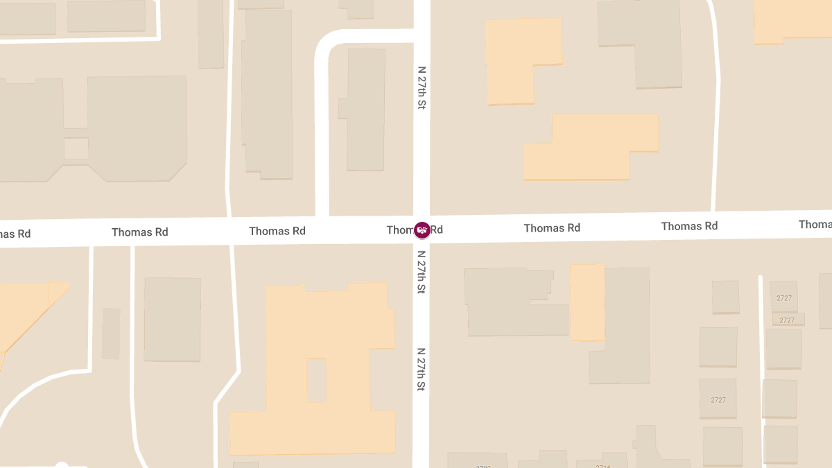 Injury Accident at Thomas Rd and 27th St