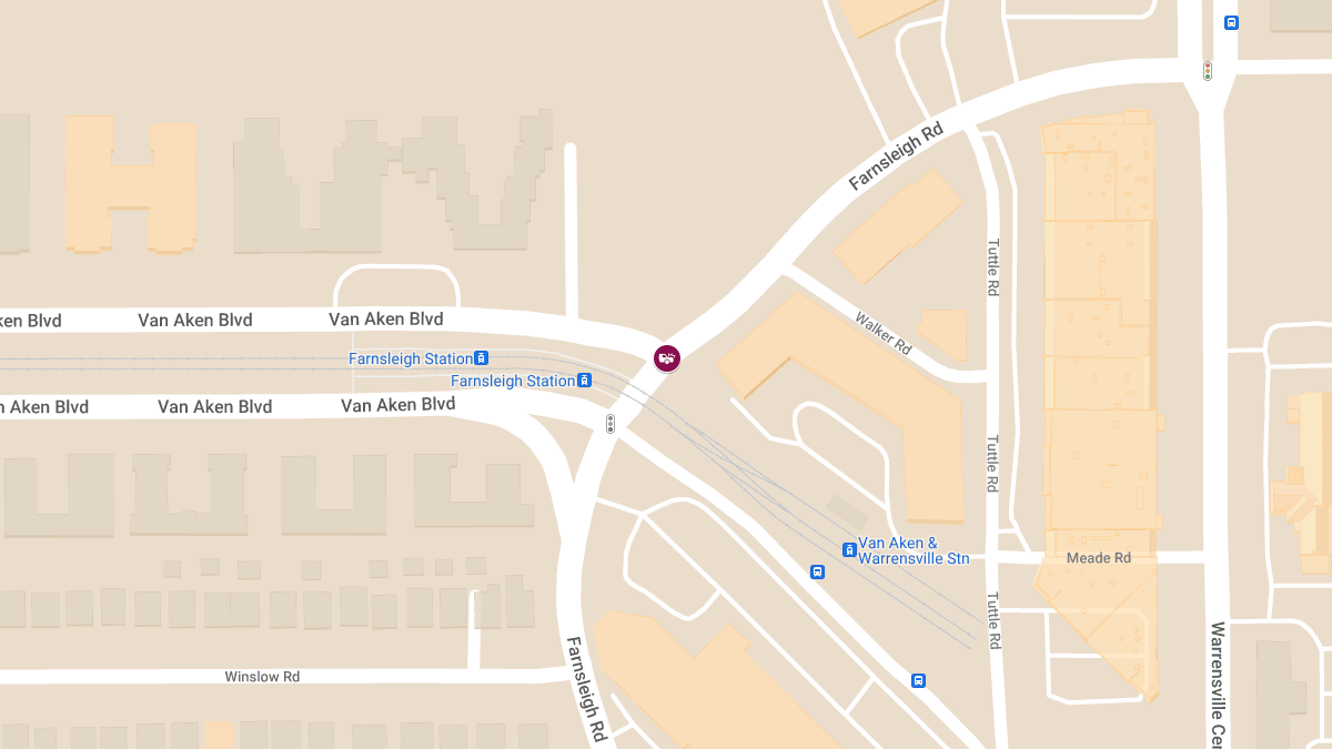 Injury Accident at Van Aken Blvd & Farnsleigh Rd