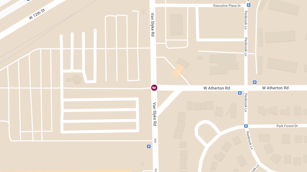 Injury Accident at W Atherton Rd & Van Slyke Rd