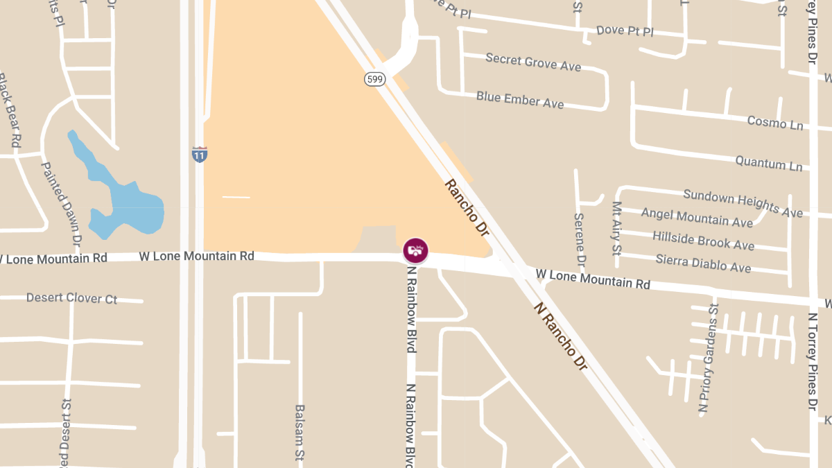 Injury Accident at W Lone Mountain Rd & N Rainbow Blvd