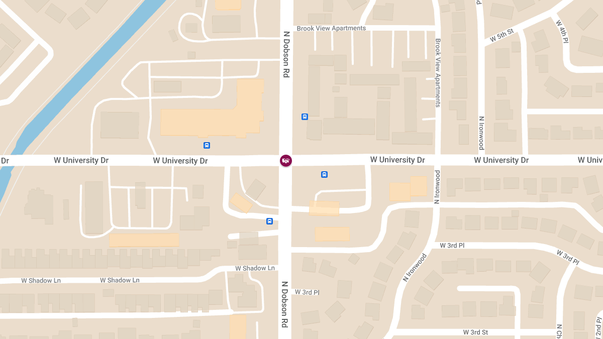 Injury Accident at W University Dr & N Dobson Rd