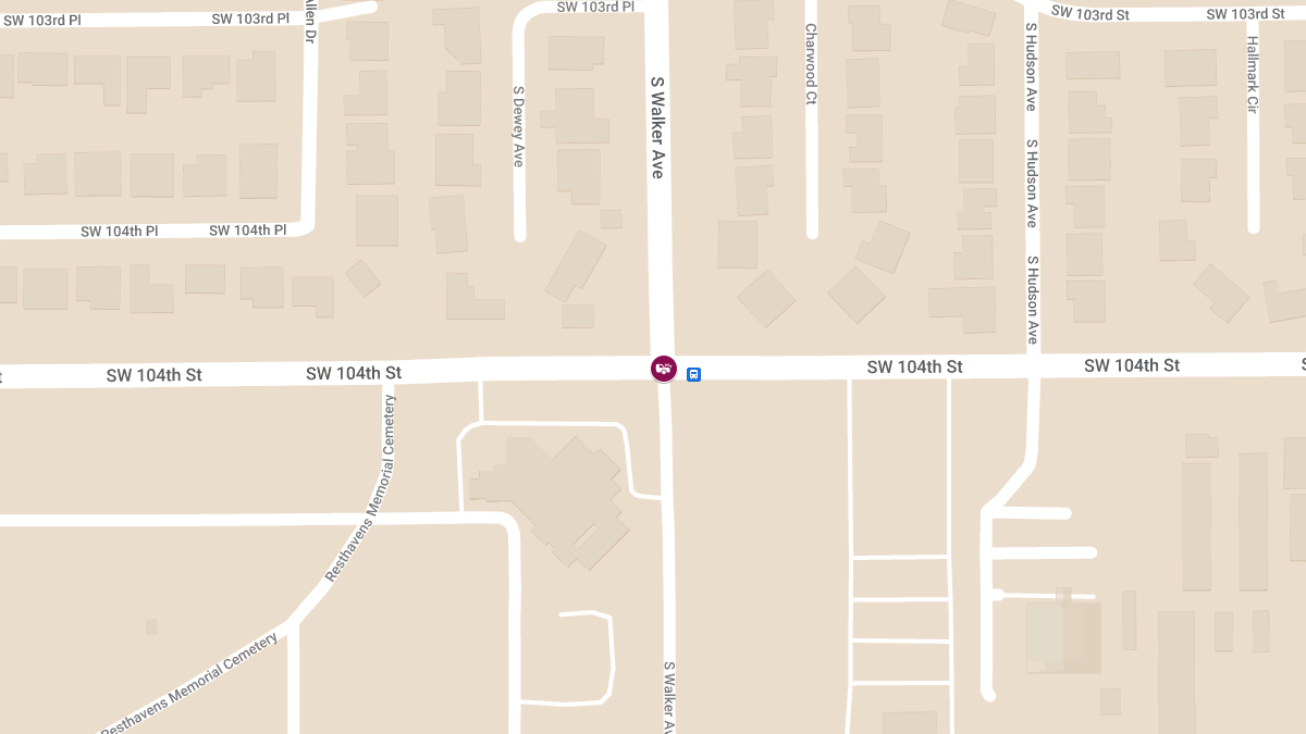 Injury Accident at Walker Ave & SW 104th St