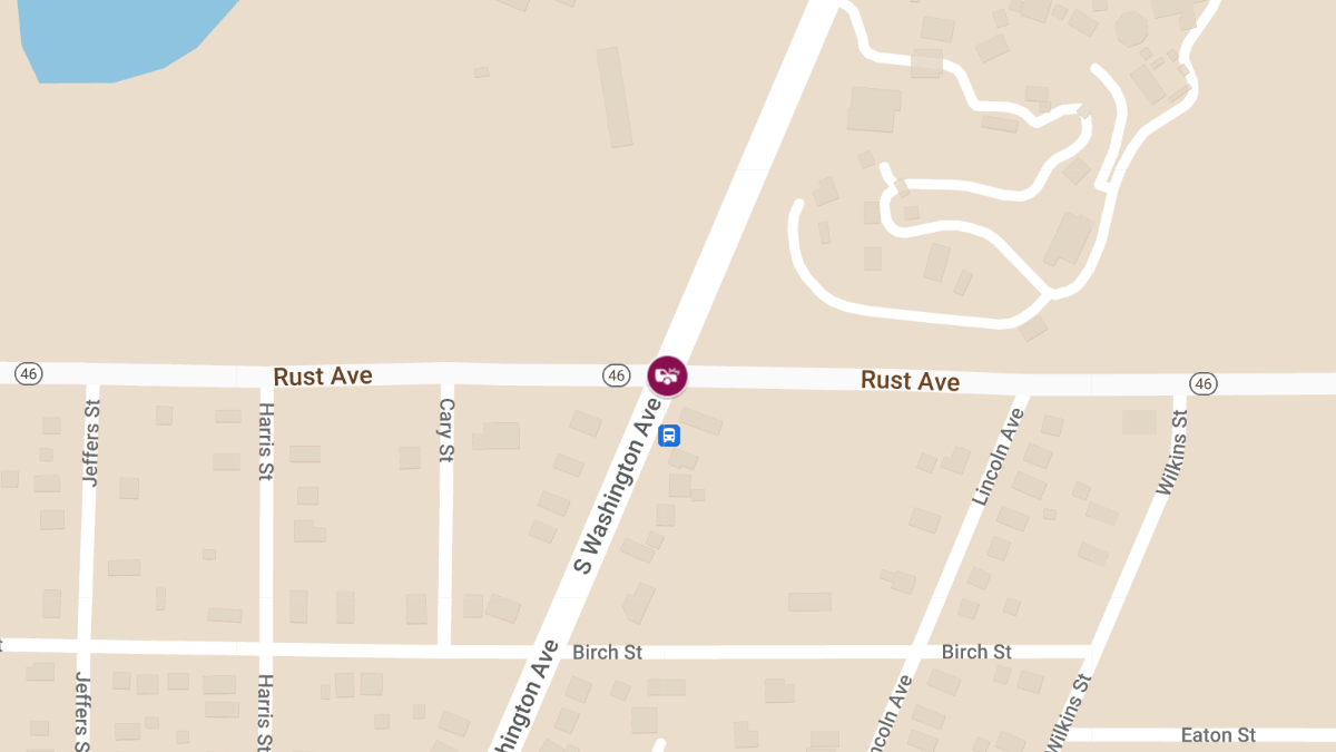 Injury Accident at Washington Ave and Rust Ave