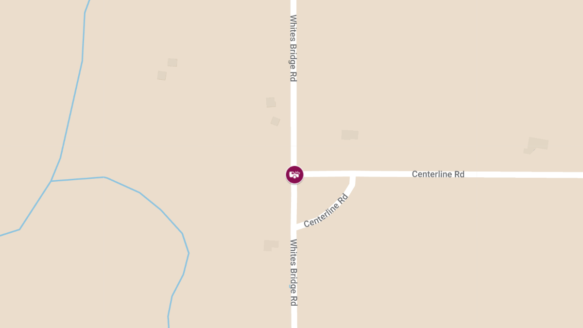 Injury Accident at Whites Bridge Rd & Centerline Rd
