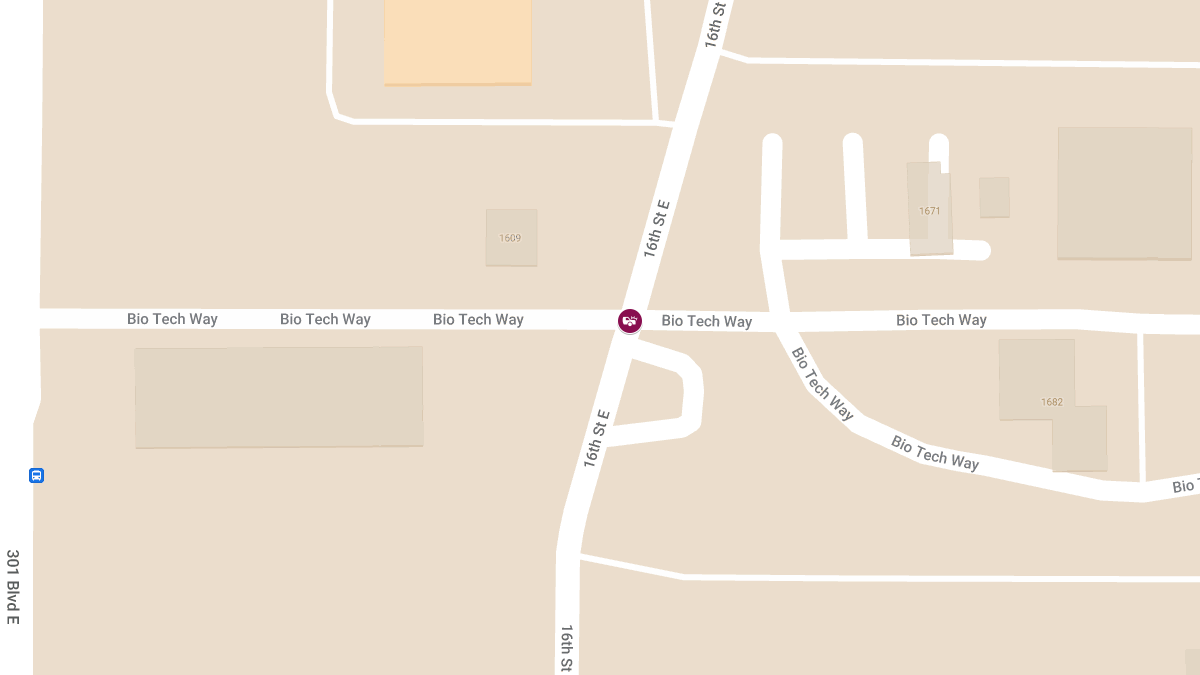 Injury Accident on 16th St E at Biotech Way