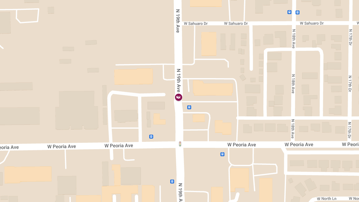Injury Accident on 19th Ave North of Peoria Ave