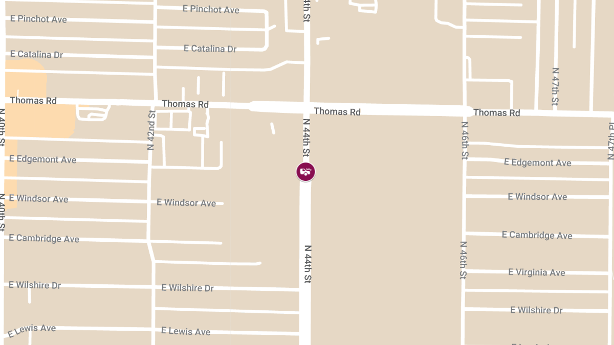 Phoenix, AZ – Injury Accident on 44th St South of Thomas Rd