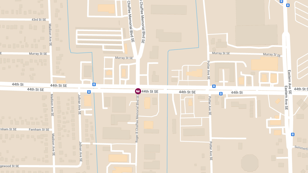 Injury Accident on 44th St at Roger B Chaffee Memorial Blvd SE