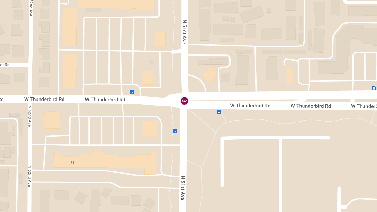 Injury Accident on 51st Ave at Thunderbird Rd