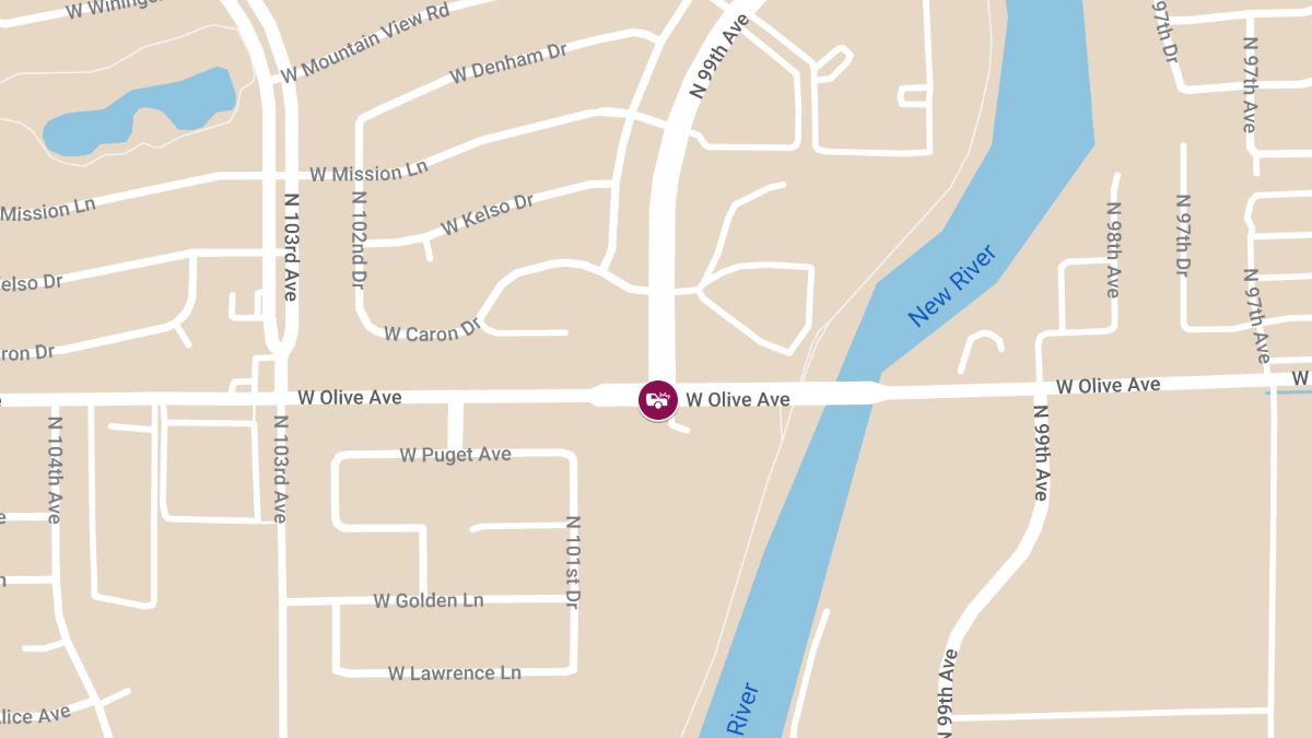Injury Accident on 99th Ave South of Olive Ave