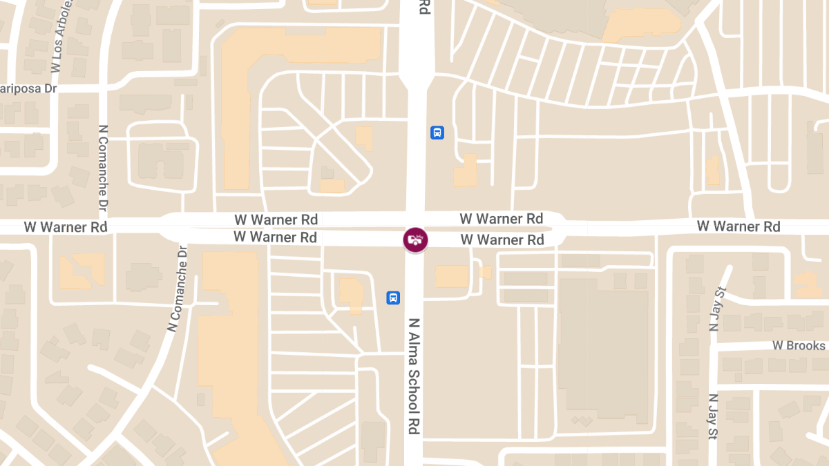 Injury Accident on Alma School Rd at Warner Rd