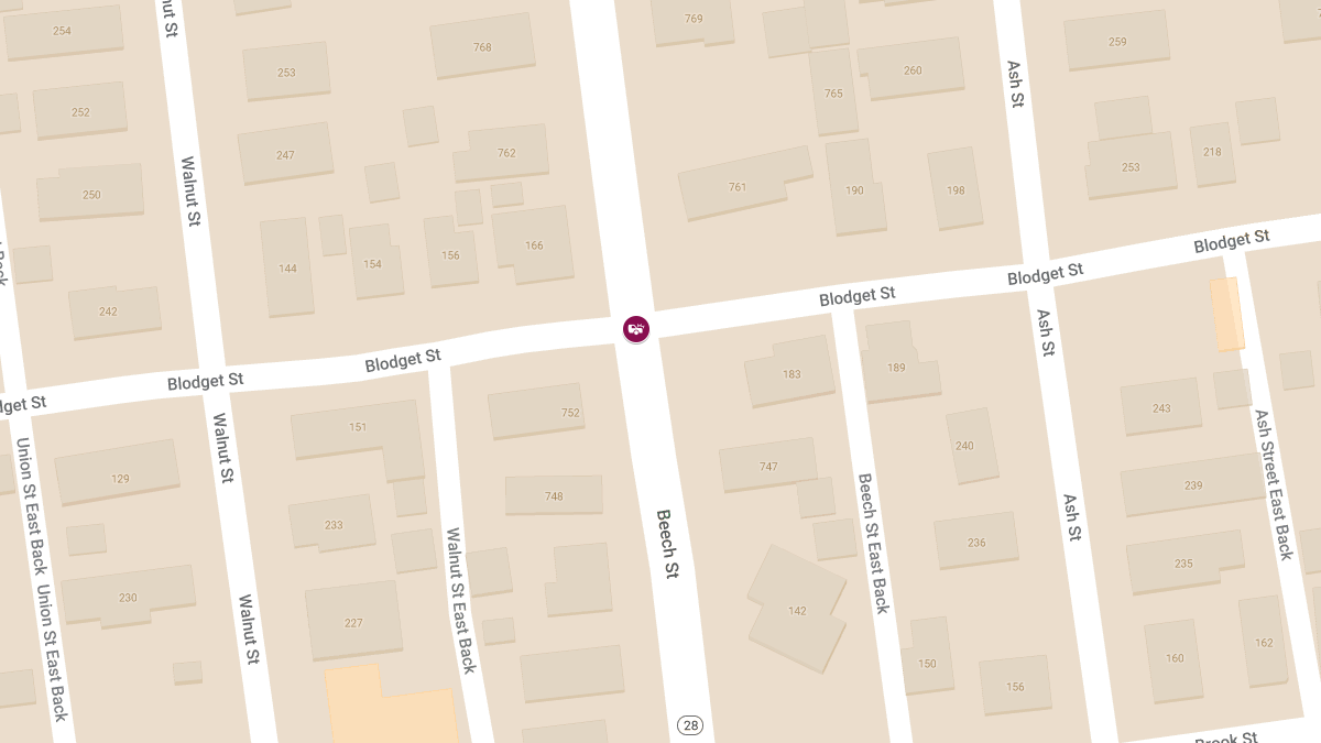 Injury Accident on Beech St at Blodgett St Causes Road Closure